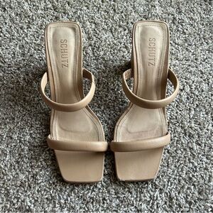 Schutz Block Heel Sandals